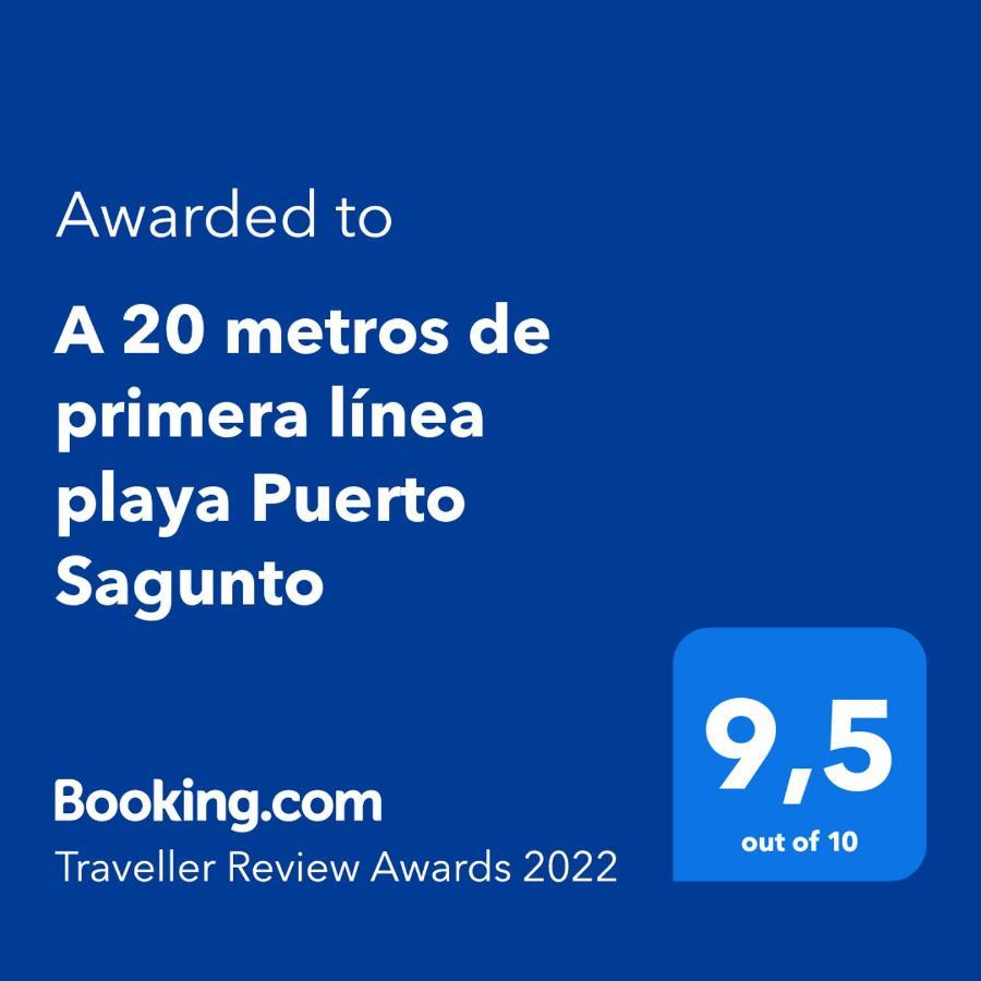 A 20 Metros De Primera Linea Playa Puerto Sagunto Ascensor Wifi エクステリア 写真